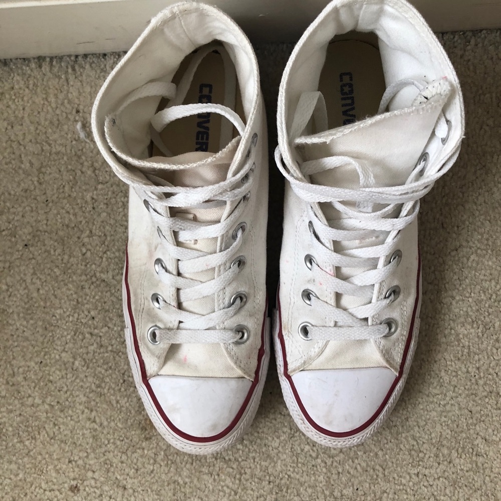 White high top converse